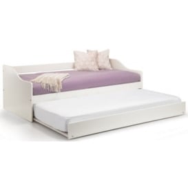 Elba Ivory Boucle Fabric Daybed - Comes in Surf White or Antracite Options - thumbnail 1