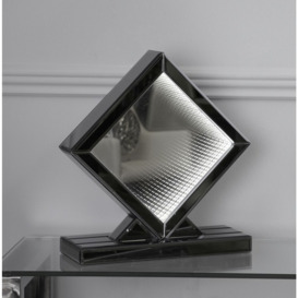 Clearance - Orbit Smoked Mirrored Rainbow LED Diamond Table Lamp - FS108 - thumbnail 2