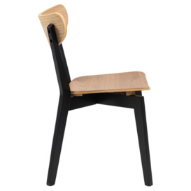 Reid Dining Chair (Sold in Pairs) - Comes in Grey, White and Matt Black Options - thumbnail 3