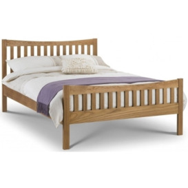 Bergamo Oak Bed - Comes in Double and King Size - thumbnail 1