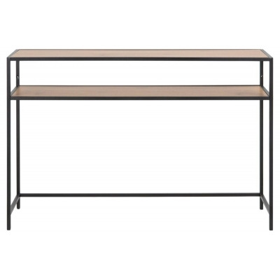 Salvo Large Console Table - Comes in Wild Oak and Black Melamine Top Options - image 1