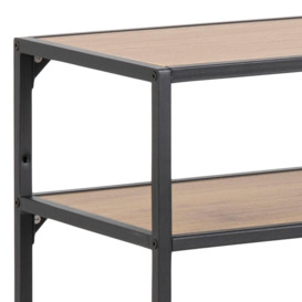 Salvo Large Console Table - Comes in Wild Oak and Black Melamine Top Options - thumbnail 3