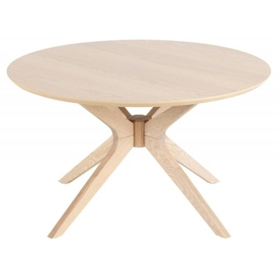 Declo Wooden Round Coffee Table - Comes in White and Black Options - image 1