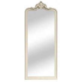 Cream Ornate Leaner Mirror - 80cm x 190cm