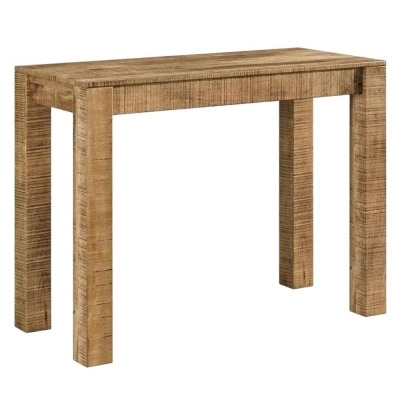 Dakota Mango Wood Console Table, Indian Light Natural Rustic Finish 100cm - image 1
