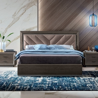 Camel Elite Night Silver Birch Italian Upholstered Bed - image 1