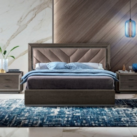 Camel Elite Night Silver Birch Italian Upholstered Bed