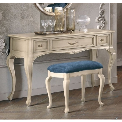 Camel Verdi Night Painted French Style 3 Drawer Dressing Table - image 1