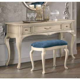 Camel Verdi Night Painted French Style 3 Drawer Dressing Table - thumbnail 1