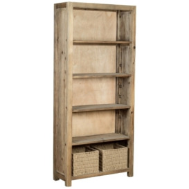 Langley Reclaimed Pine Tall Bookcase