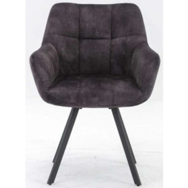 Jade Dining Armchair, Velvet Fabric Upholstered (Sold in Pairs)