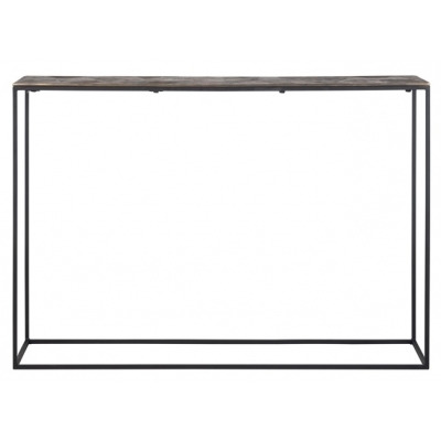 Tulum Brushed Gold Console Table - image 1