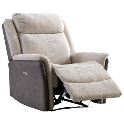 Treyton Fusion Recliner Armchair, Velvet Fabric - image 1