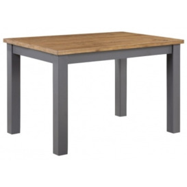 Glenmore Rustic Pine Dining Table, 120cm Seats 4 Diners Rectangular Top