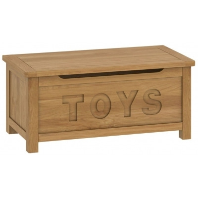 Portland Toy Box - Comes in Oak and Stone Painted Options - image 1