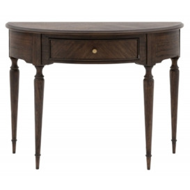 Madison Wooden Dark Wood Demi Console Table
