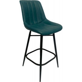 Croft Vintage Blue Bar Stool (Sold in Pairs)