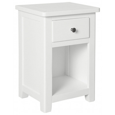 Henley 1 Drawer Bedside Cabinet - Comes in White, Blue and Charcoal Finish Options - image 1
