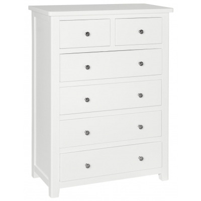 Henley Painted 2+4 Drawer Chest - Comes in White, Blue and Charcoal Finish Options - image 1