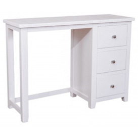 Henley Painted 3 Drawer Dressing Table - Comes in White, Blue and Charcoal Finish Options