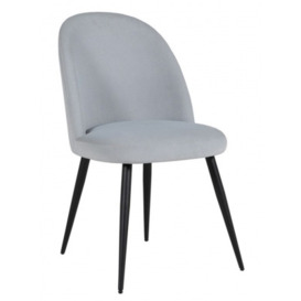 Vida Living Gabi Dining Chair, Velvet Fabric (Sold in Pairs) - thumbnail 1