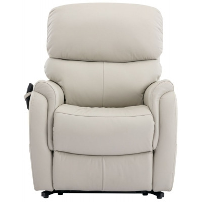GFA Normandy Dual Motor Riser Recliner Chair - Cream Leather Match - image 1