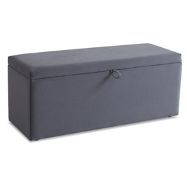 Billie Velvet Fabric Storage Blanket Box