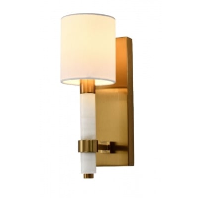 Mindy Brownes Lola White and Gold Wall Light