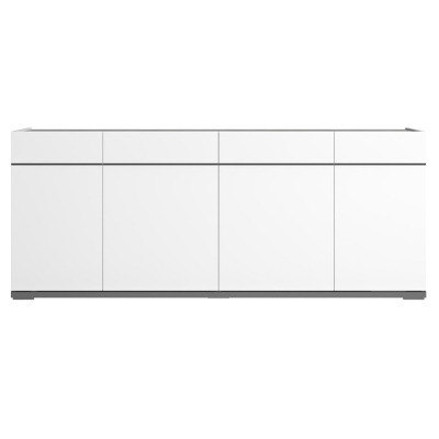 Status Mara Day White Italian Buffet Sideboard, 195cm with 4 Door - image 1