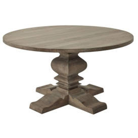 Hill Interiors Copgrove Wooden Pedestal Dining Table, 150cm Round Top - thumbnail 1