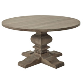 Hill Interiors Wooden Pedestal Dining Table, 150cm Round Top