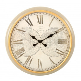 Mindy Brownes World Ornate Style Round Wall Clock - Dia 63cm (Set of 2)