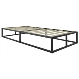 Soho Black Metal Platform Bed - Comes in 3ft Single, 4ft Small Double and 4ft 6in Double Size Options
