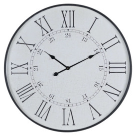 Hill Interiors Large Embossed Station Clock