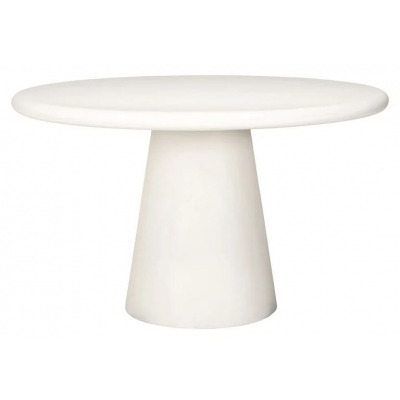 Bloomstone White 130cm Round Dining Table - 4 Seater - image 1