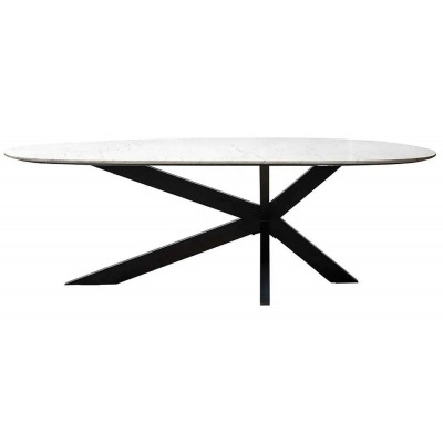 Trocadero 220cm Dining Table with Black Spider Legs - image 1