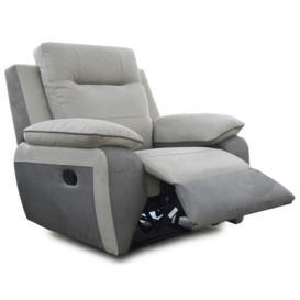 Avanti Grey Fabric Upholstered Armchair - thumbnail 2