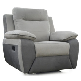Avanti Grey Fabric Upholstered Armchair - thumbnail 3