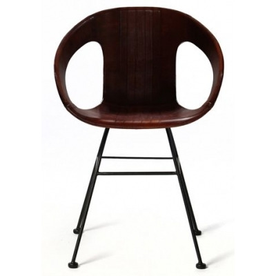 Atelier Vintage Leather and Dining Chair (Set of 4) - image 1