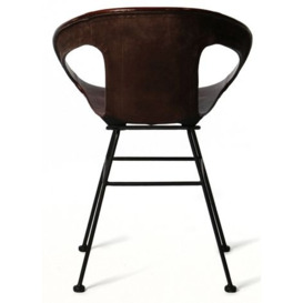 Atelier Vintage Leather and Dining Chair (Set of 4) - thumbnail 2