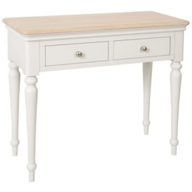 Cromwell Grey Mist Painted Dressing Table - Comes in Grey Mist Painted, Bluestar Painted & Cobblestone Painted Options - thumbnail 1