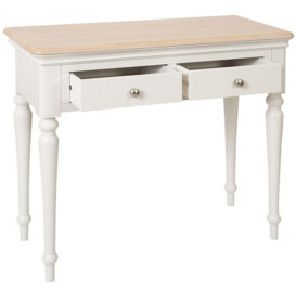 Cromwell Grey Mist Painted Dressing Table - Comes in Grey Mist Painted, Bluestar Painted & Cobblestone Painted Options - thumbnail 2