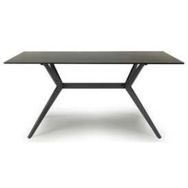 Timor Black Sintered Stone 160cm Dining Table
