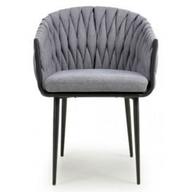 Pandora Dining Chair (Sold in Pairs) - Comes in Braided Grey, Braided Yellow & Braided Blue Options