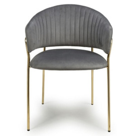 Maya Brushed Velvet Dining Chair (Sold in Pairs)