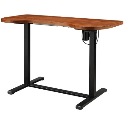 Jual San Francisco Walnut and Black Height Adjustable Desk - PC715 - image 1