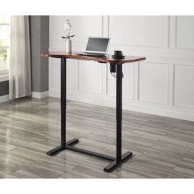 Jual San Francisco Walnut and Black Height Adjustable Desk - PC715 - thumbnail 3