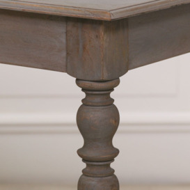 Rustic Wooden Column Console Table - thumbnail 2