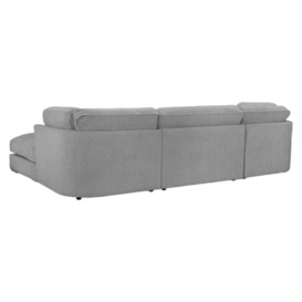 Inga Fullback Grey U Shape Corner Sofa - thumbnail 2