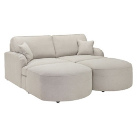 Erin Beige Tufted 3 Seater Sofabed